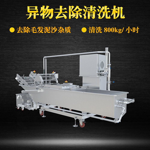 蔬菜自動清洗機，有效清洗，去除泥沙