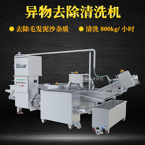 蔬菜自動清洗機，有效清洗，去除泥沙
